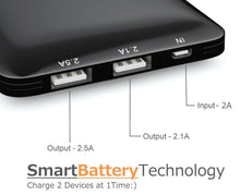 Load image into Gallery viewer, External batteries that have 2 ouput ports come in handy when your friend needs some juice too!