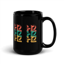 Load image into Gallery viewer, Black Glossy Mug H2 Retro Mug
