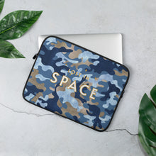 Load image into Gallery viewer, Blue Camo Lost in Space Laptop Sleeve