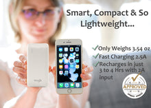 Load image into Gallery viewer, External Battery Charger 5000mAh White