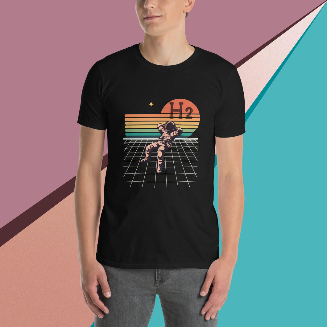 Retro Hydrogen Astronaut Short-Sleeve Unisex T-Shirt