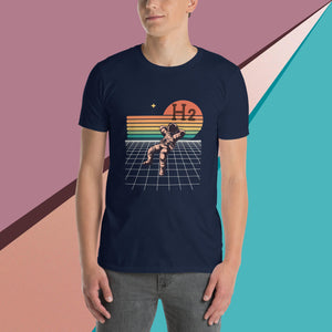 Retro Hydrogen Astronaut Short-Sleeve Unisex T-Shirt
