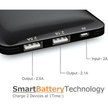 Load image into Gallery viewer, External batteries that have 2 ouput ports come in handy when your friend needs some juice too!
