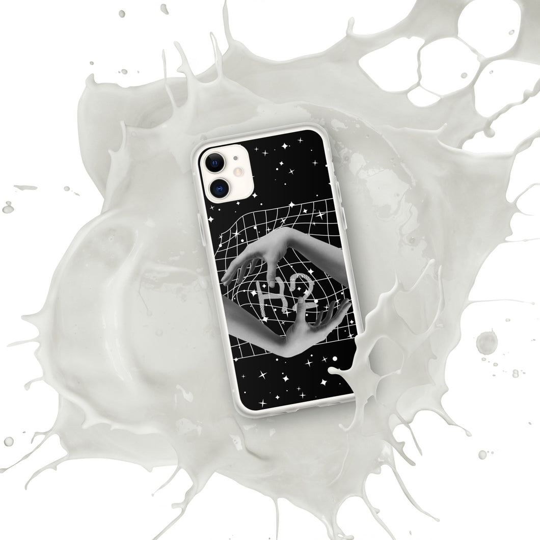 H2 Grid with Hands Art iPhone Case