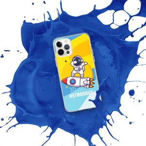 Blue Space H2 Astronaut iPhone Case