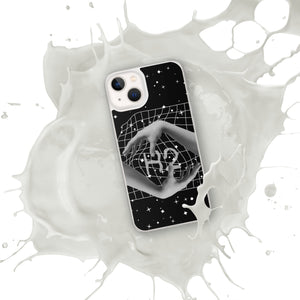H2 Grid with Hands Art iPhone Case