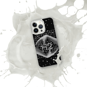 H2 Grid with Hands Art iPhone Case