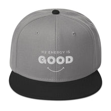 Load image into Gallery viewer, H2 Energy is Good Snapback Hat
