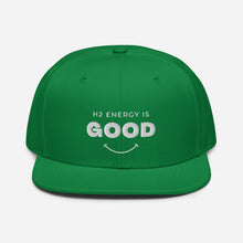 Load image into Gallery viewer, Hydrogen Energy is Good Snapback Hat
