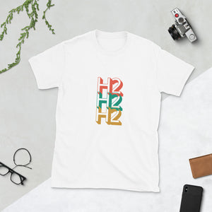 H2 3D Retro Short-Sleeve Unisex T-Shirt