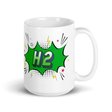 Load image into Gallery viewer, H2 Yeah! White glossy mug
